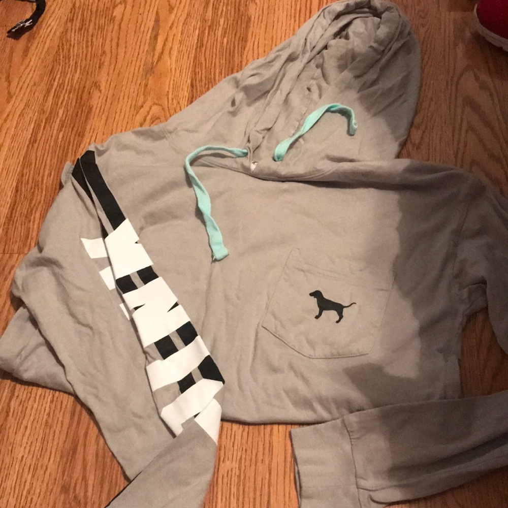 ❌SOLD❌VS PINK t shirt hoodie